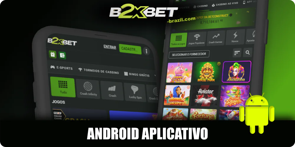 Aplicação móvel B2xbet para Android