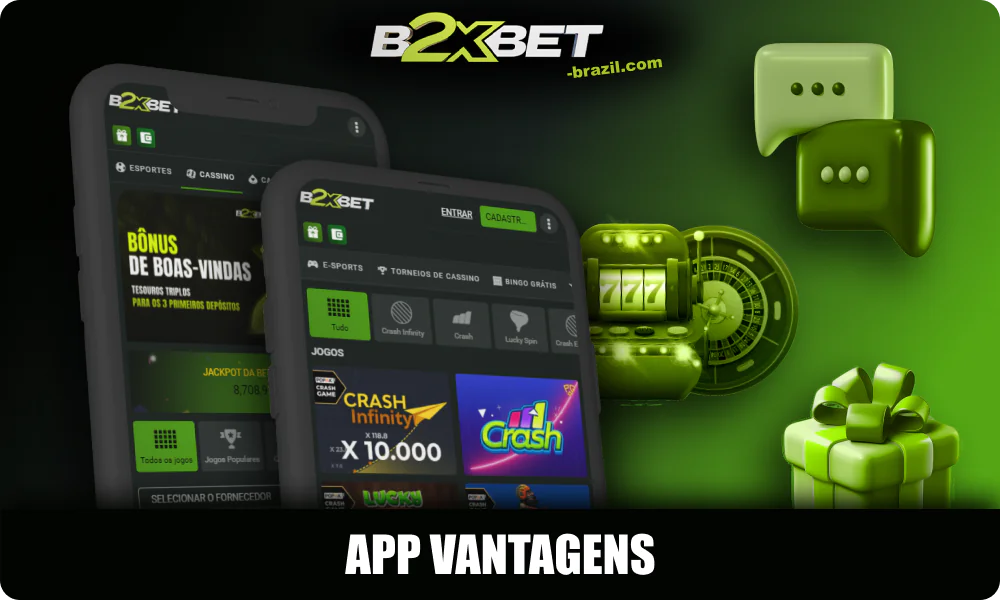 Benefícios do app B2xbet no Brasil