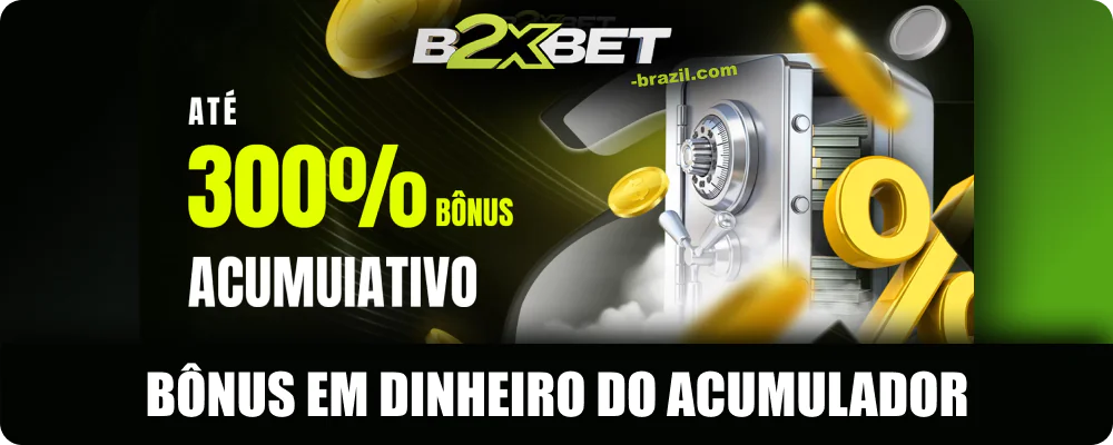 B2xbet Bônus em dinheiro do acumulador