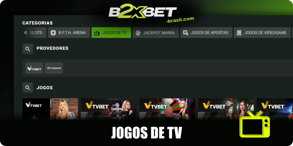 B2XBET Jogos de TV