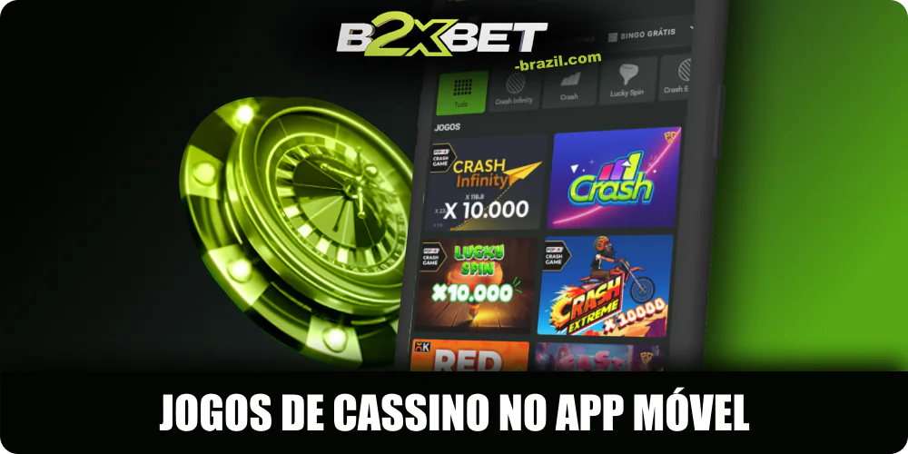 Cassino online móvel B2xbet no Brasil