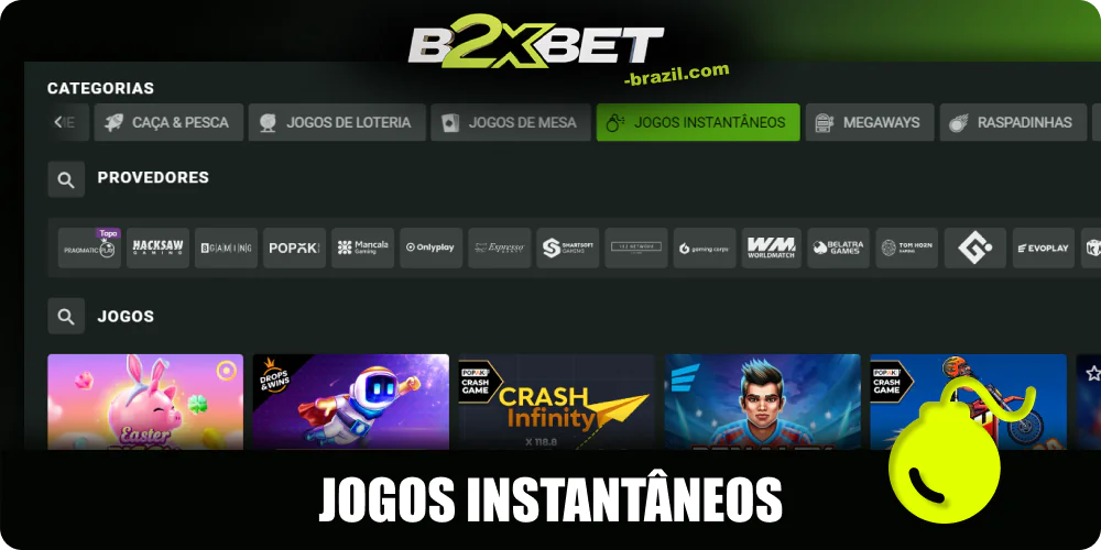 B2XBET Jogos instantâneos