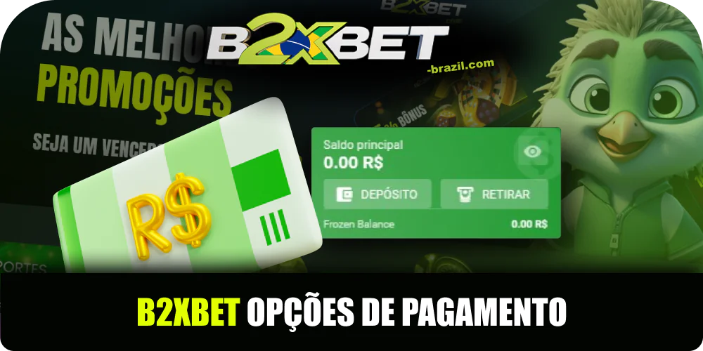 Pagamentos B2xbet no Brasil