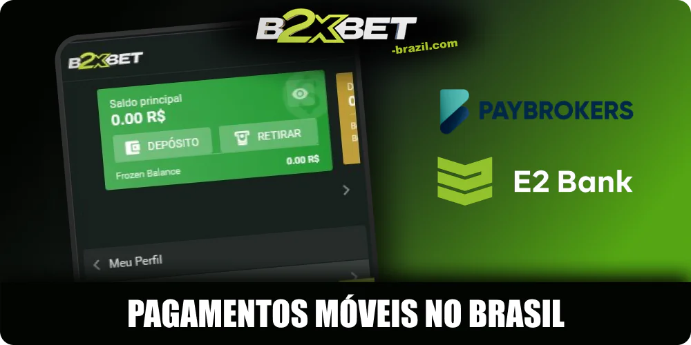 Pagamentos móveis B2xbet no Brasil