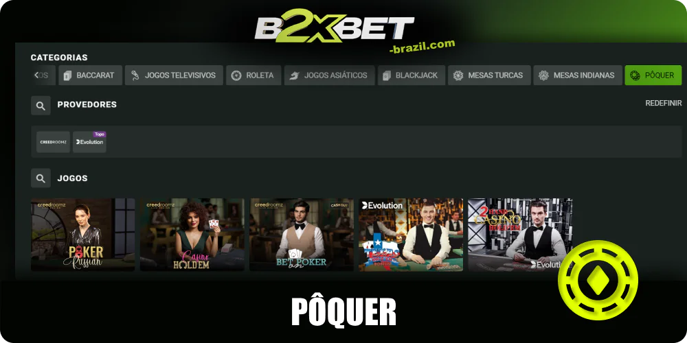 B2XBET Pôquer