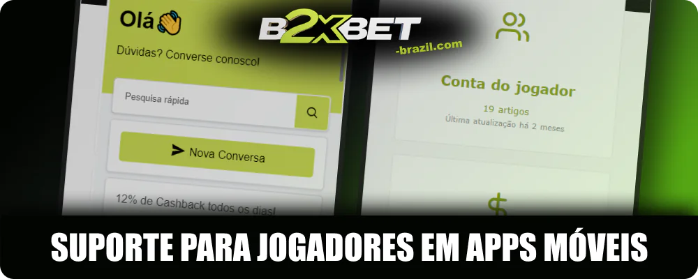 Suporte móvel B2xbet Brasil