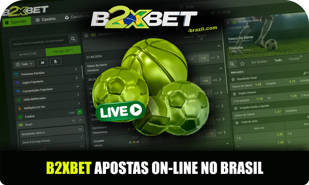 Jogos de esporte na B2xbet Brasil