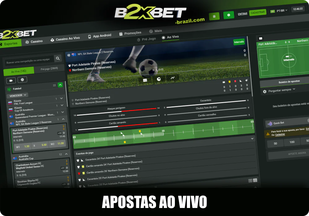 Apostas esportivas ao vivo B2xbet