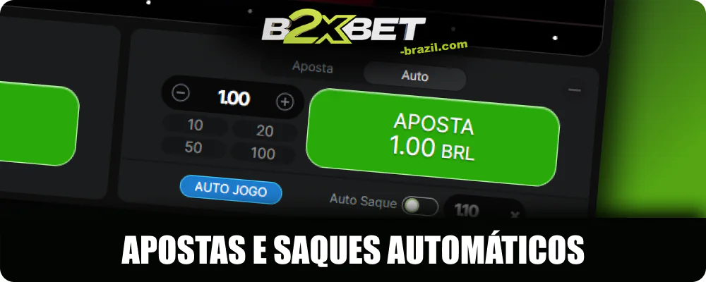 Apostas e levantamentos automáticos no jogo Aviator B2xbet Brasil