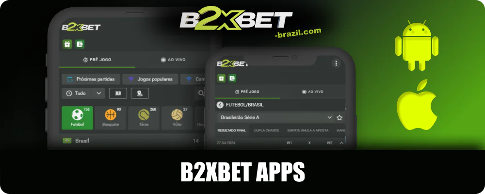 Apostas móveis na B2xbet