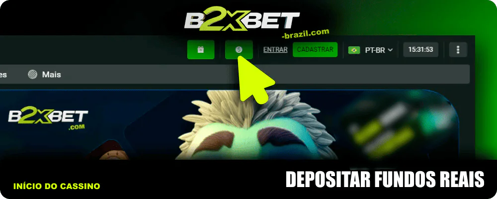 Financiar a sua conta B2xbet